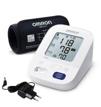 Tensiometru electronic de brat Omron M3 Comfort, cu adaptor priza inclus (M3C-7155-E-Adaptor) cu manseta preformatata