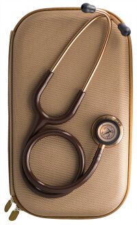 Borseta stetoscop PREMIUM Maro perlat (Etui stetoscop)