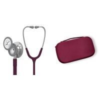 Pachet student - Stetoscop Littmann Classic III Plum 5831 + Borseta Burgund