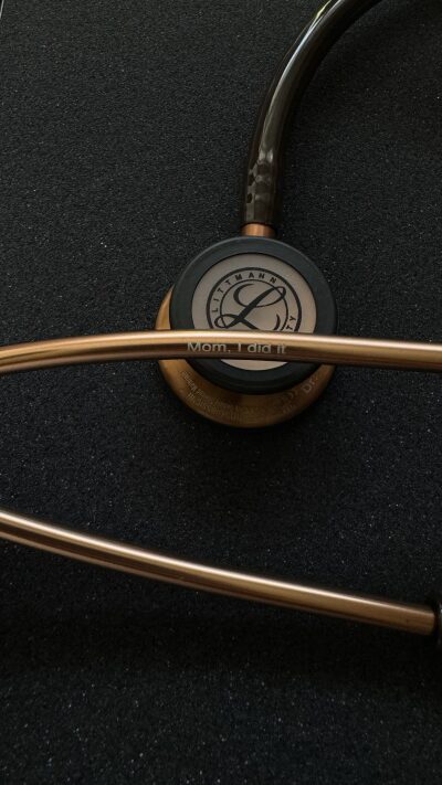 Gravare personalizata pe stetoscop Littmann