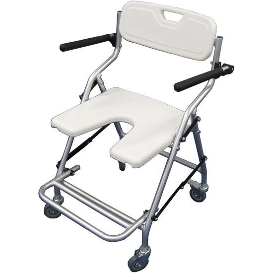 Scaun dus, cu spatar si roti, KY791L-A