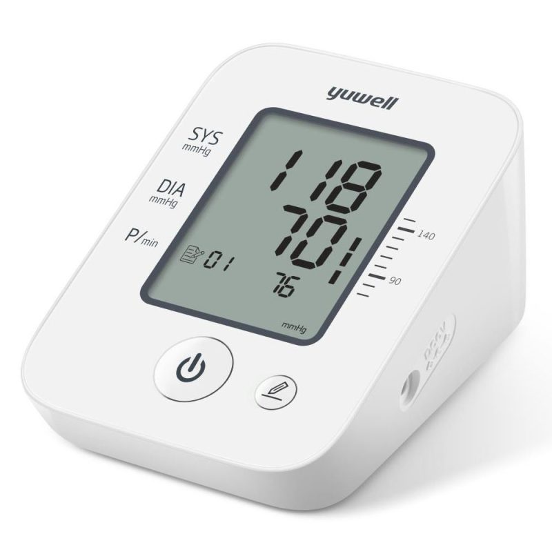 Tensiometru electronic YuWell YE660D, ecran LCD mare, 90 memorii, cu baterie litiu reincarcabila si functie vocala