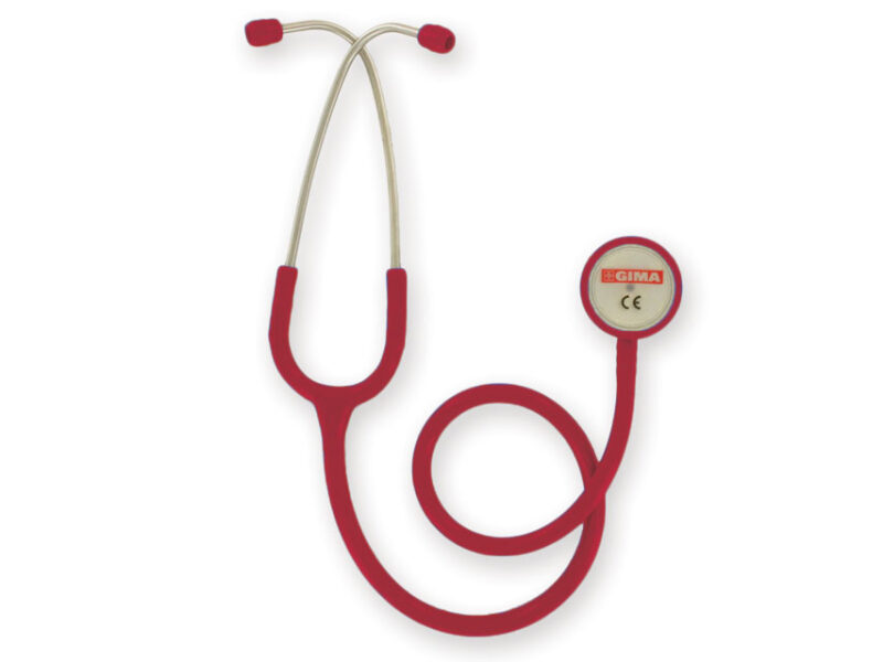 Stetoscop Classic Gima, capsula dublă burgund 32535