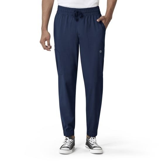 Pantaloni uniforma medicala, W123, 5655-NAVY