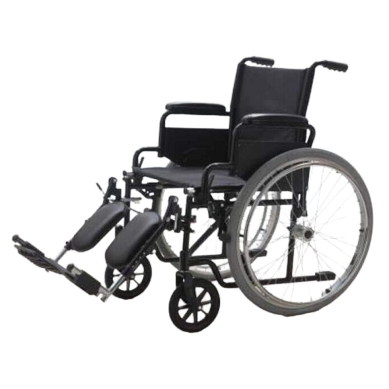 Carucior cu rotile pliabil, transport pacienti, cu antrenare manuala YJ-005L-ELR-45-PU       