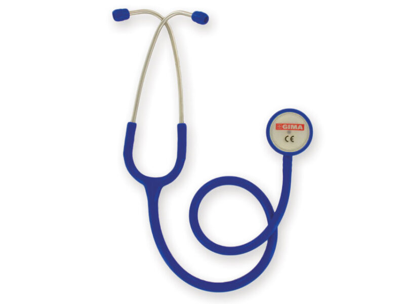 Stetoscop Classic Gima, capsula dublă albastru 32536