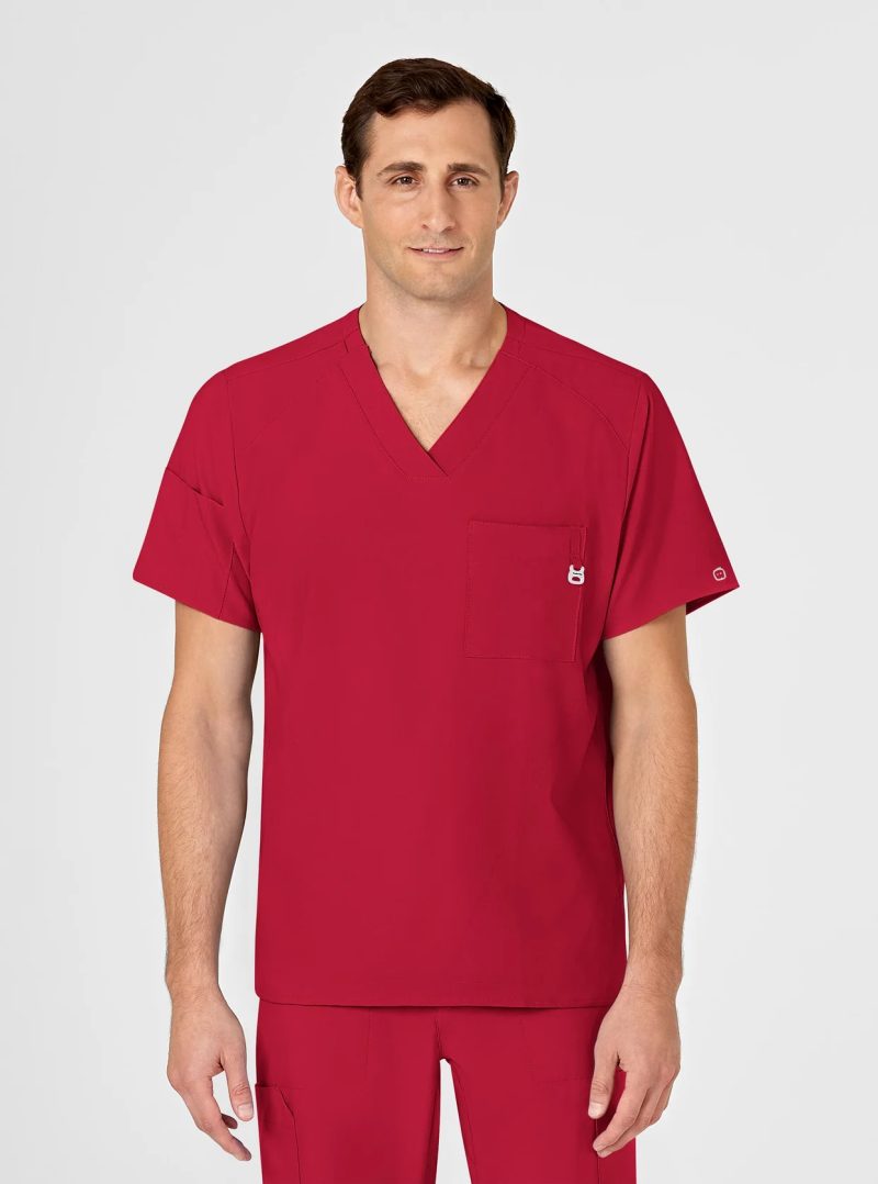 Bluza uniforma medicala, WonderWink W123, 6355A - REDT Rosu