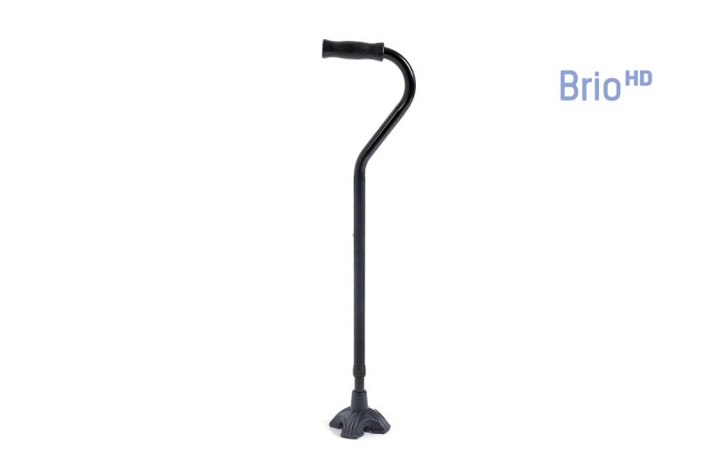 Baston reglabil cu patru puncte de sprijin si maner curb, pentru persoane supraponderale RH150