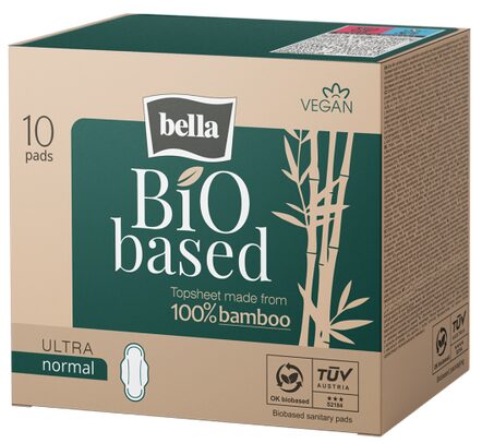 Absorbante igienice Bio based Ultra normal, 10 bucati, Bella