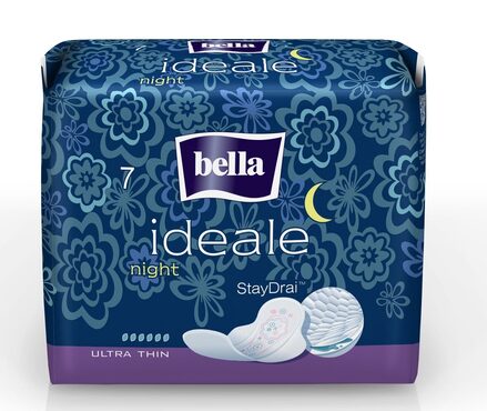 Absorbante night Ultra thin StayDrai Ideale, 7 bucati, Bella