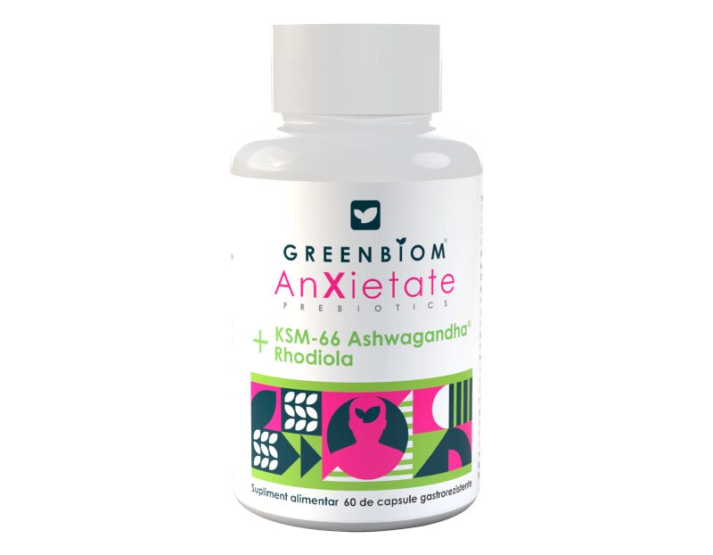 AnXietate ( PREBIOTIC - REDUCE STRESUL SI ANXIETATEA, IMBUNATATESTE FUNCTIA COGNITIVA) * 60 cps