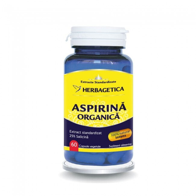 Aspirina Organica ( Reduce febra şi durerea ) * 60 cps