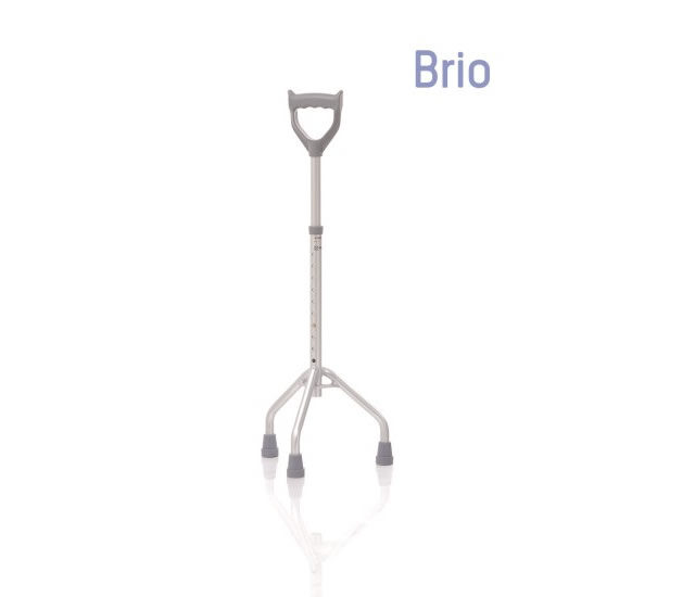 Baston tripod din aluminiu cu maner inchis Inaltimea ajustabila 74-97cm  RP721