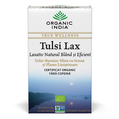 Ceai Tulsi Lax (Busuioc Sfant) | Laxativ Natural Bland si Eficient, plicuri