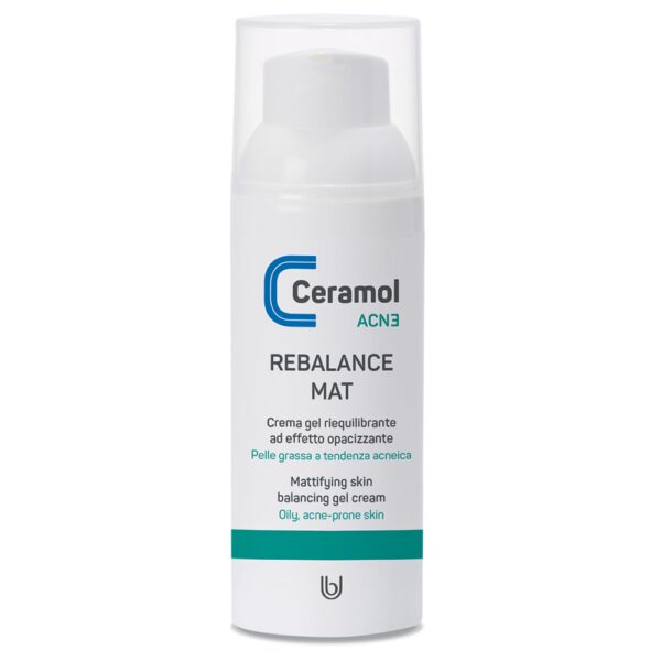 Ceramol Rebalance Mat, 50ml – Gel Reechilibrant cu Efect Matifiant pentru Ten Gras și Acneic