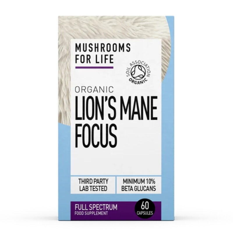 LIONS MANE FOCUS Full Spectrum 1000mg * 60 cps(regenerare neuroni, memorare, focusare)