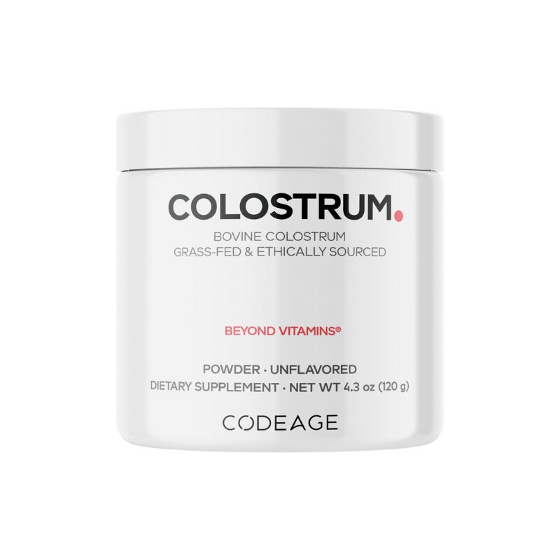 Codeage Bovine Colostrum Powder Unflavored Immunoglobulin Rich, Colostru Bovin Cu Imunoglobuline Pentru Imunitate Si Digestie Fara Aroma, 120g