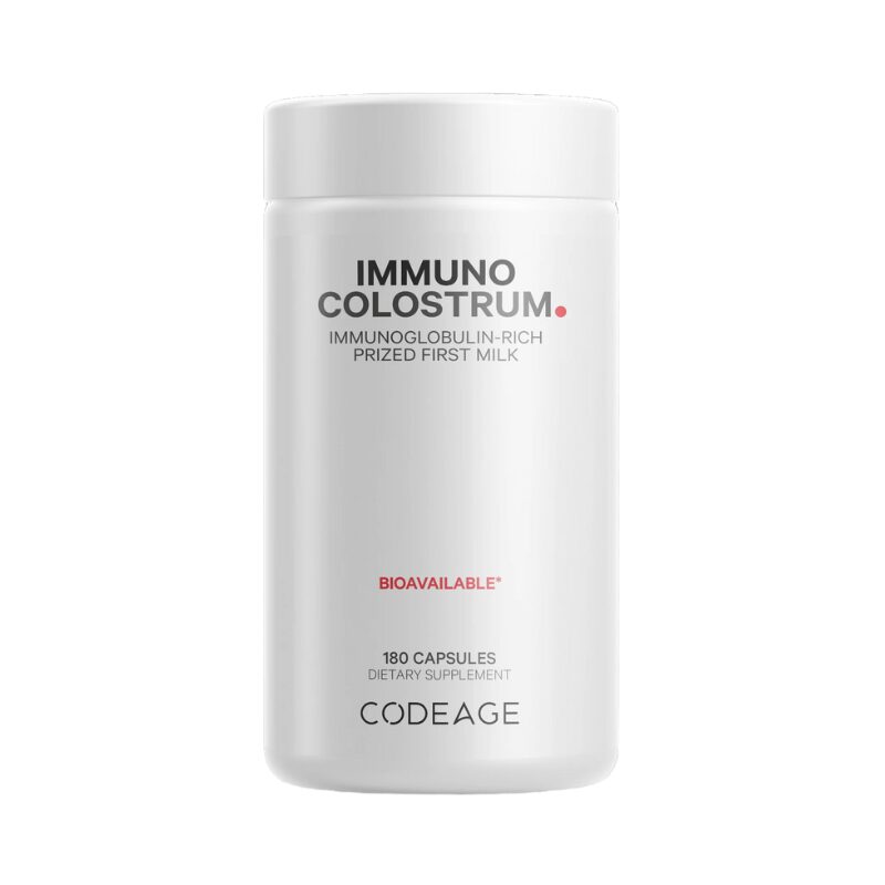 Codeage Immuno Bovine Colostrum, Colostru Bovin Bogat In Imunoglobuline, 180 Cps