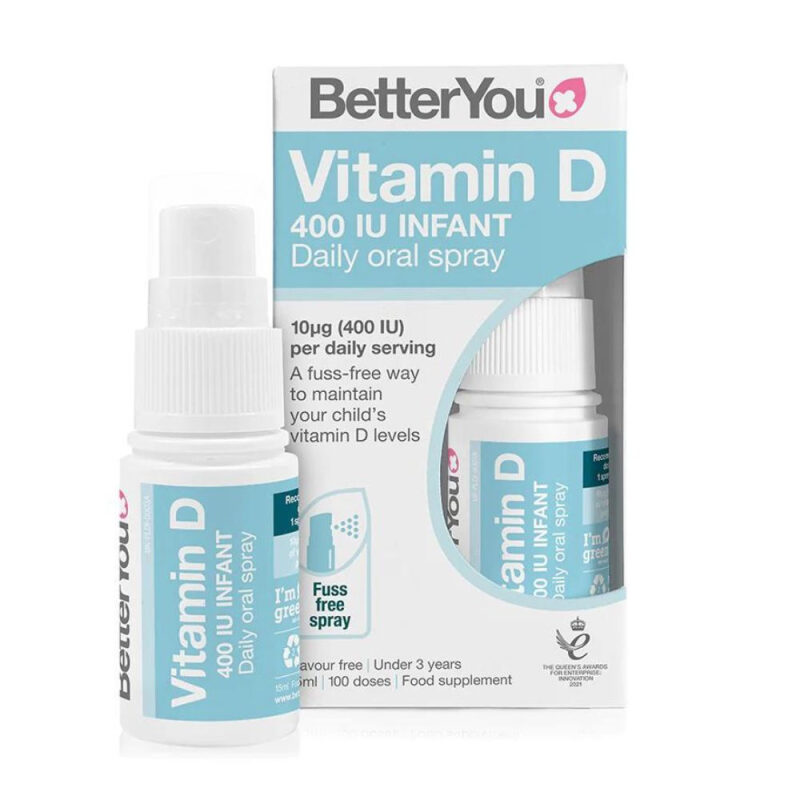 D400 Infant Vitamin D Oral Spray (15 ml), BetterYou