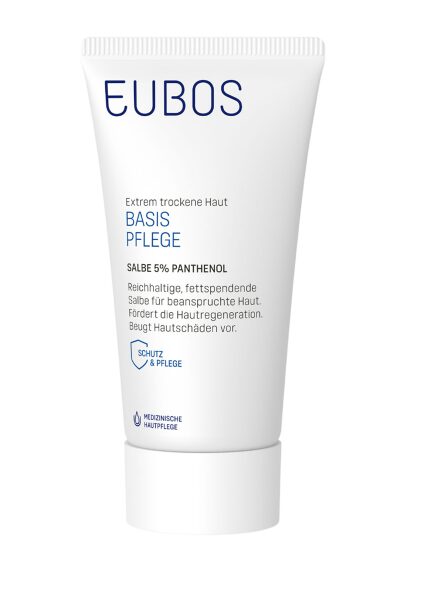 Eubos Basic Care Ointment 5% Panthenol – Unguent pentru piele foarte uscată, regenerare și protecție