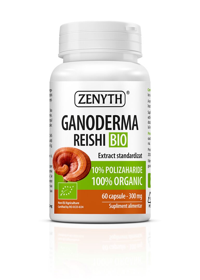 Ganoderma Reishi Bio - Supliment natural pentru imunitate, detoxifiere și protecție antioxidantă
