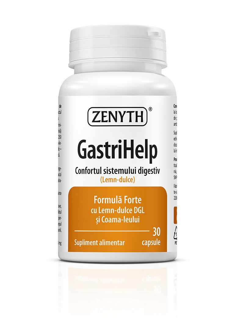 GastriHelp(gastrita,ulcer,Prevenirea recurentei infectiilor cu Helicobacter pylori) * 30 cps