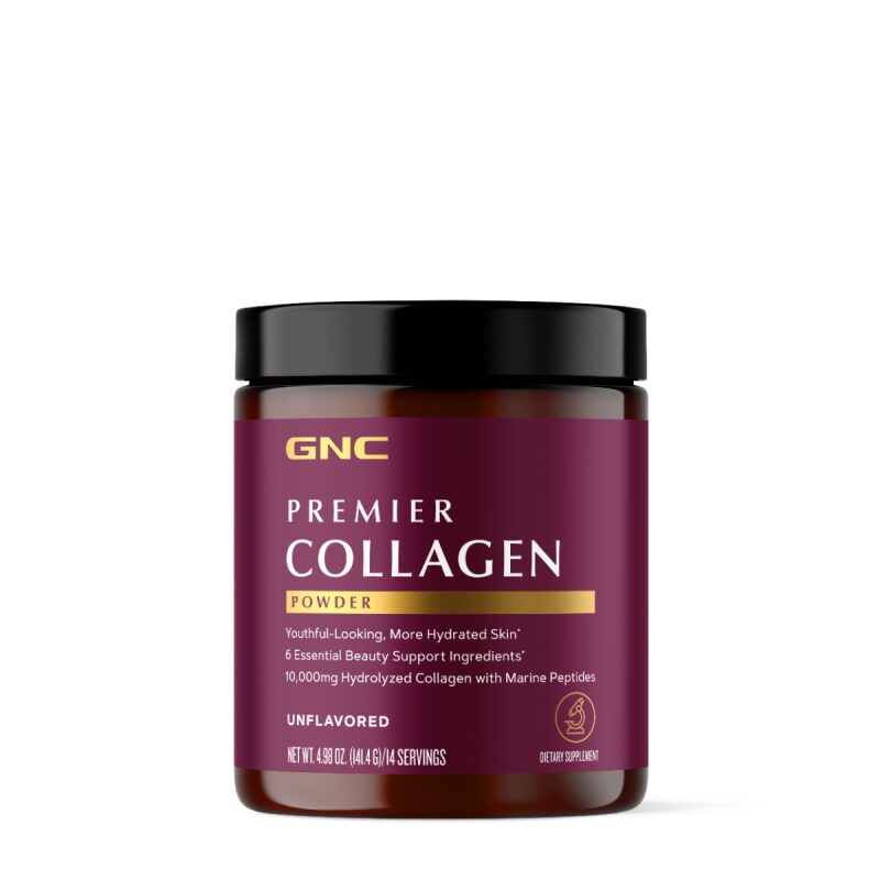 GNC Premier Collagen Powder, Formula Premium de Colagen fara Aroma, 141.4 g