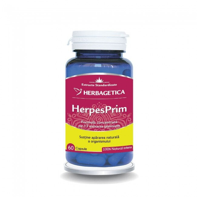 Herpesprim ( Calmeaza inflamatia, roseata si senzatia de iritati ) * 60 CPS