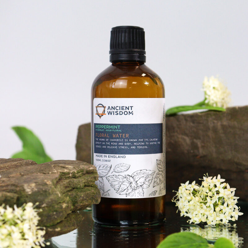 Hidrolat de Mentă Pur, 100 ml – Tonic Facial Revigorant, Antiacneic și Energizant