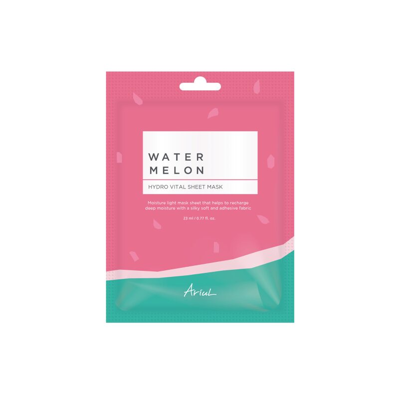 Mască Ariul Watermelon Hydro Vital, Calmare și hidratare, Cosmetice Coreene Naturale, 23ml
