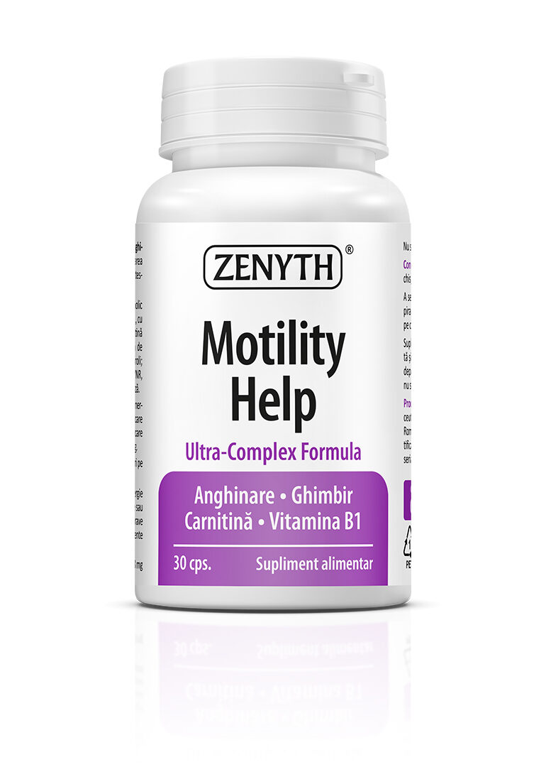 Motility Help, 30 capsule – Optimizarea Motilității Gastrice, Tranzit Sănătos și Digestie Ușoară