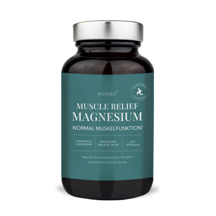 Muscle Relief Magneziu, 90 capsule – Recuperare Musculară, Performanță și Confort Fizic