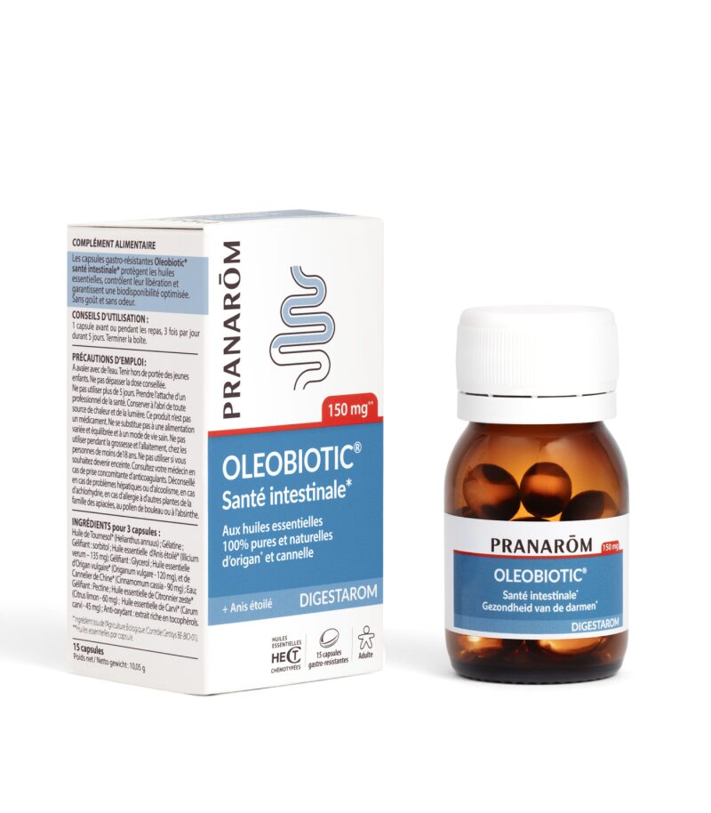 Oleobiotic Intestinal x 15 capsule moi Pranarom (supliment alimentar)