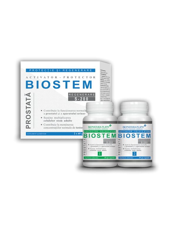 Pachet Biostem Prostată( Susține sănătatea prostatei) * 120 cps