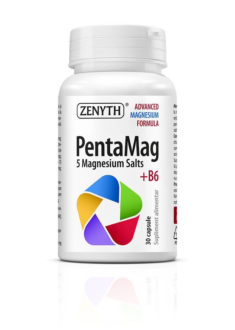 PentaMag Complex, 30 capsule – Energie, Sistem Nervos și Sănătatea Inimii
