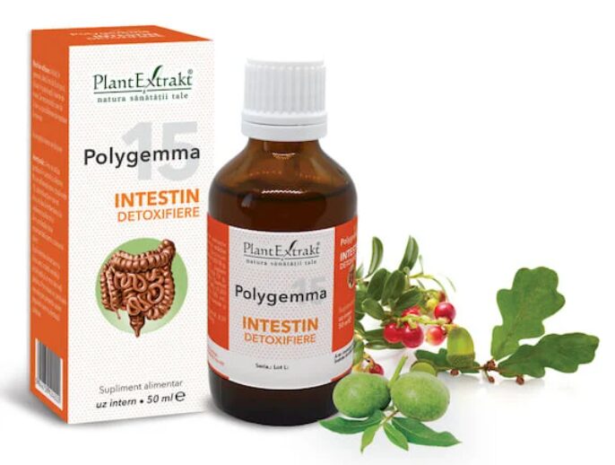 Polygemma 15 - Intestin detoxifiere, 50 ml