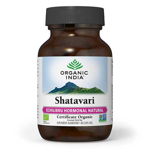 Shatavari Organic, 60 capsule – Echilibru Hormonal, Fertilitate și Sănătatea Femeii