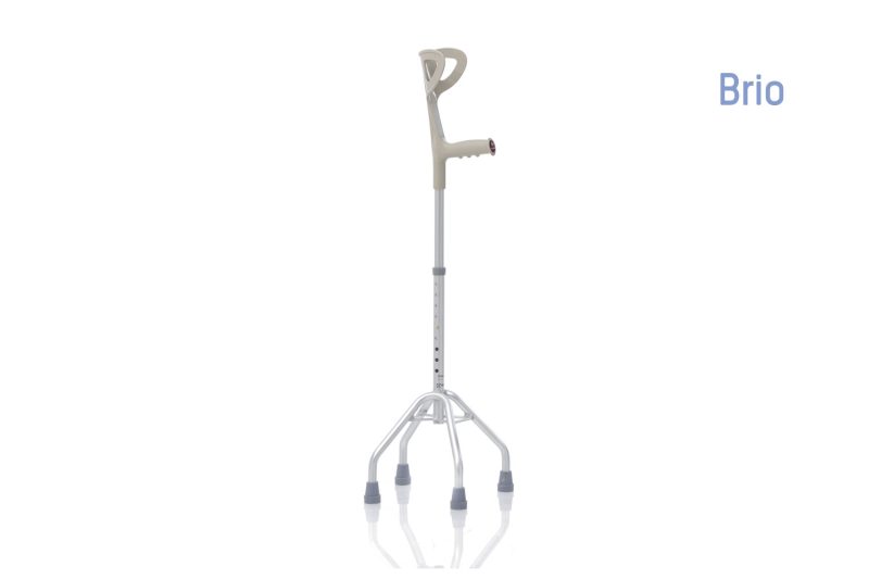 Baston tripod cu maner sprijin pe cot , baza larga RP722