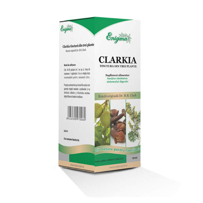 Clarkia Tinctură, 50 ml – Detoxifiere Avansată și Suport Antiparazitar Natural