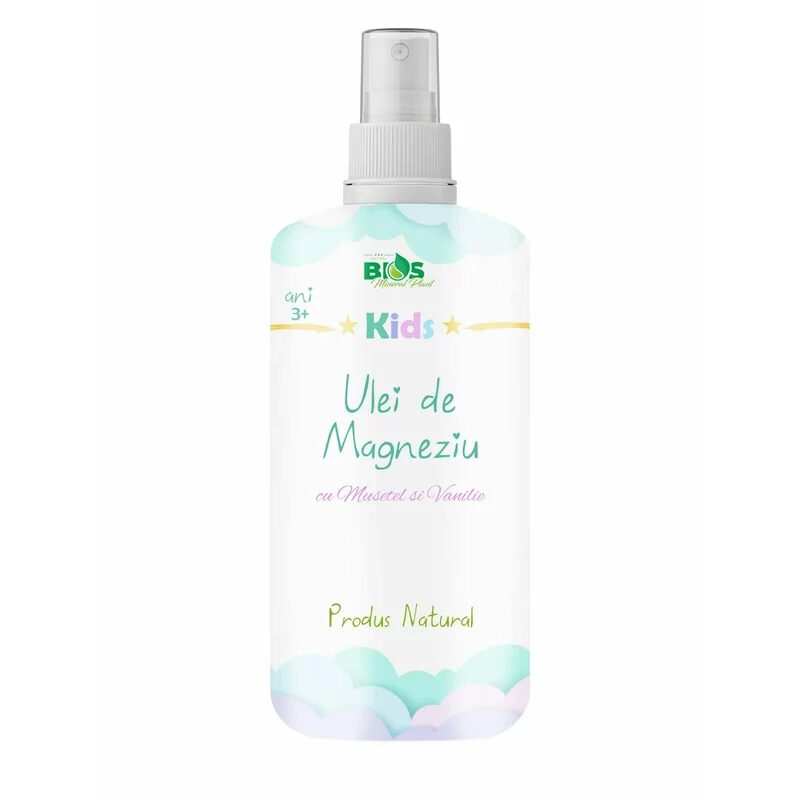 Spray cu Ulei de Magneziu pentru Copii, 100ml – Calmare, Somn Liniștit și Relaxare Naturală
