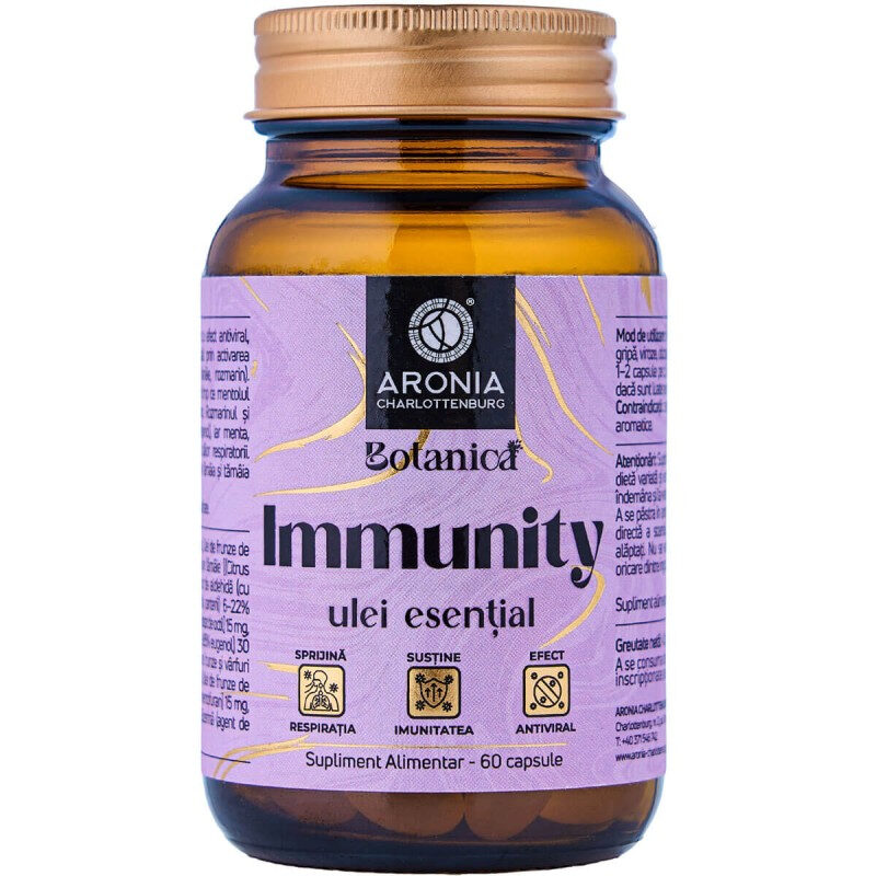 Ulei Esențial Immunity - 60 capsule cu 7 uleiuri