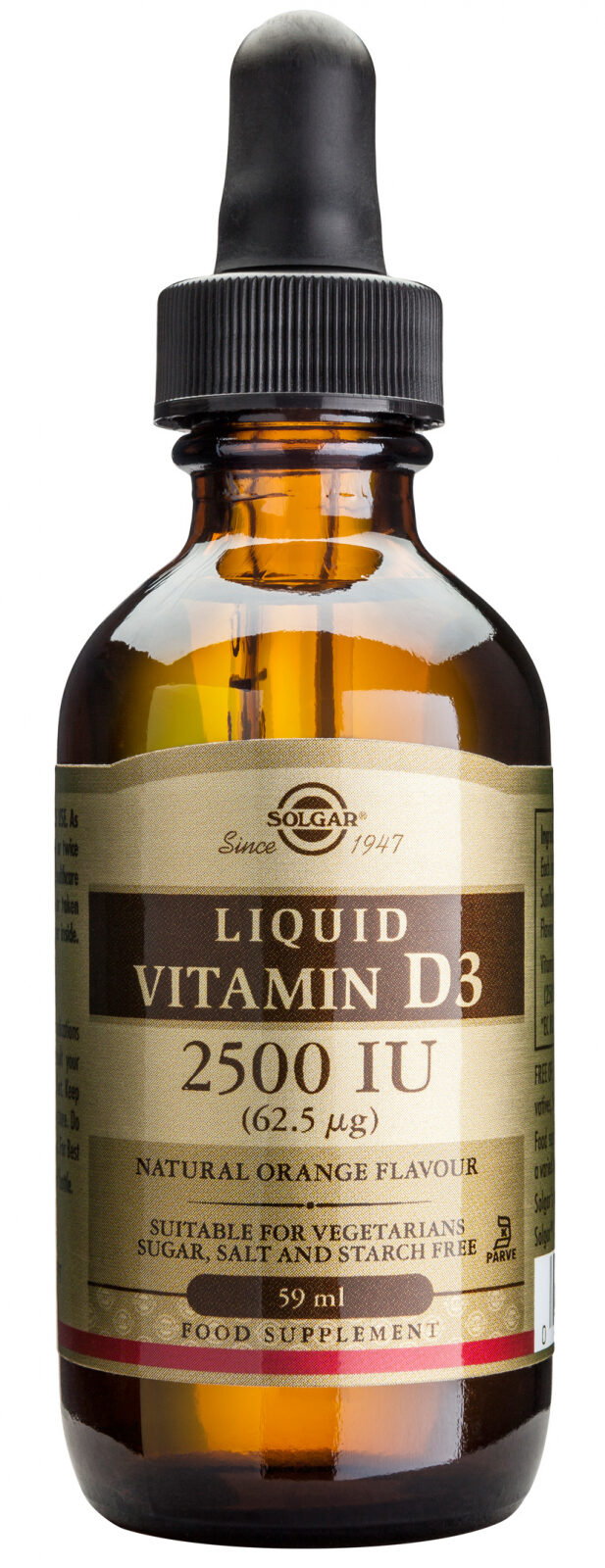 Vitamina D3 2500 UI (62,5 mcg) Lichid 59ml SOLGAR