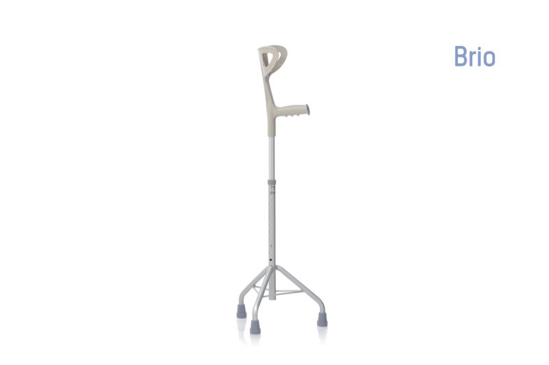 Baston tripod din aluminiu cu sprijin pe cot RP719