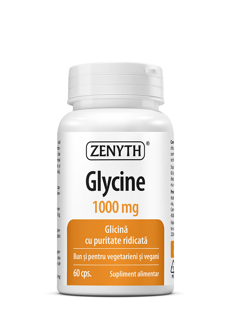 Glicină 1000 mg, 60 capsule