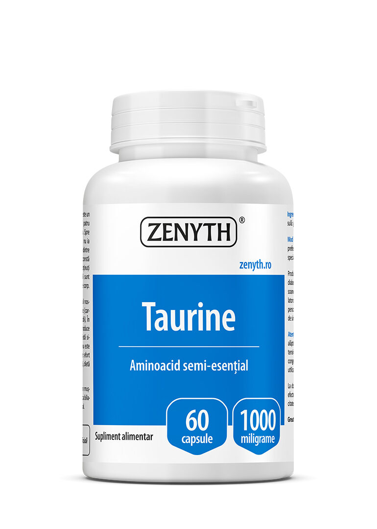Taurină 1000 mg (60 capsule)