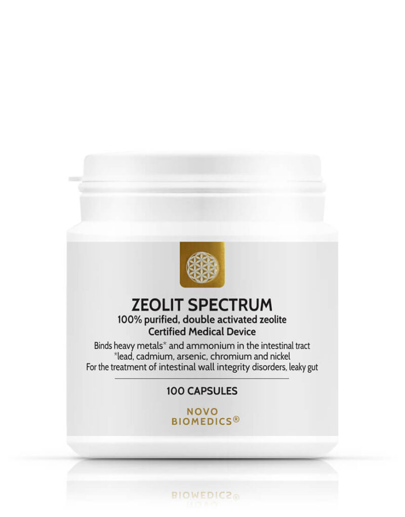 Zeolit Spectrum (DETOX MAJOR, Elimina metale grele, xenoestrogeni, pesticide, ierbicide, aditivi alimentari) * 100 cps