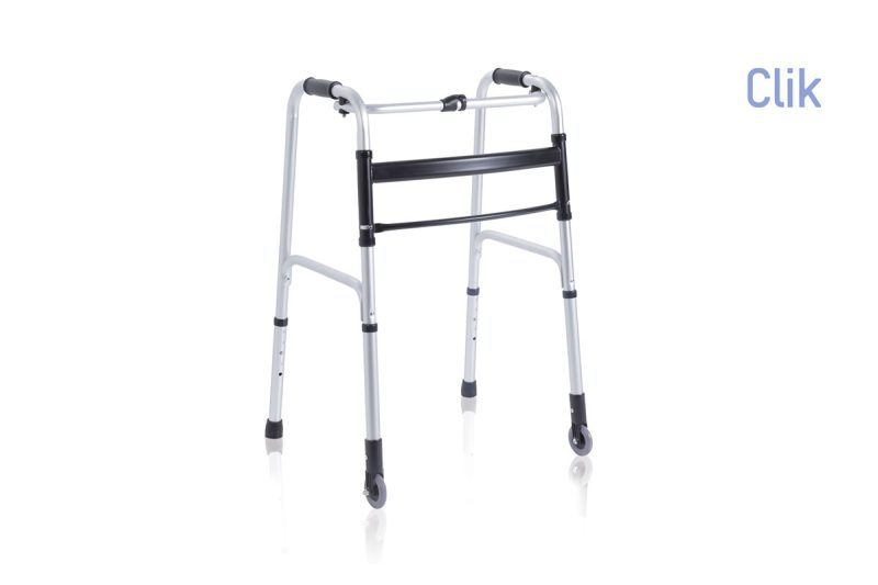 Cadru pliabil, din aluminiu cu 2 roti frontale fixe RP735L