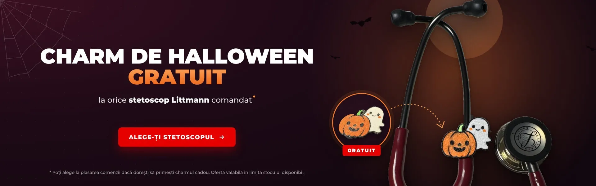 Charm de Halloween Gratuit la Stetoscoape.ro