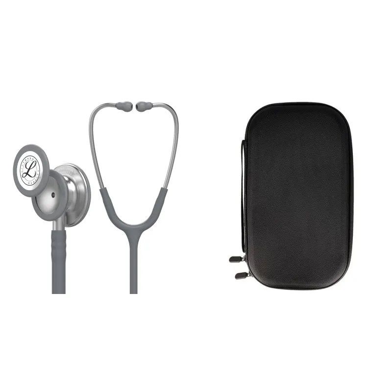 Pachet student - Stetoscop Littmann Classic III Gri 5621 + Borseta neagra